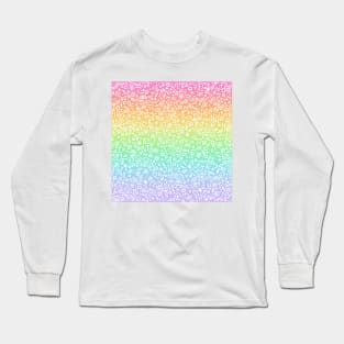 Doodles! On Rainbow! Long Sleeve T-Shirt